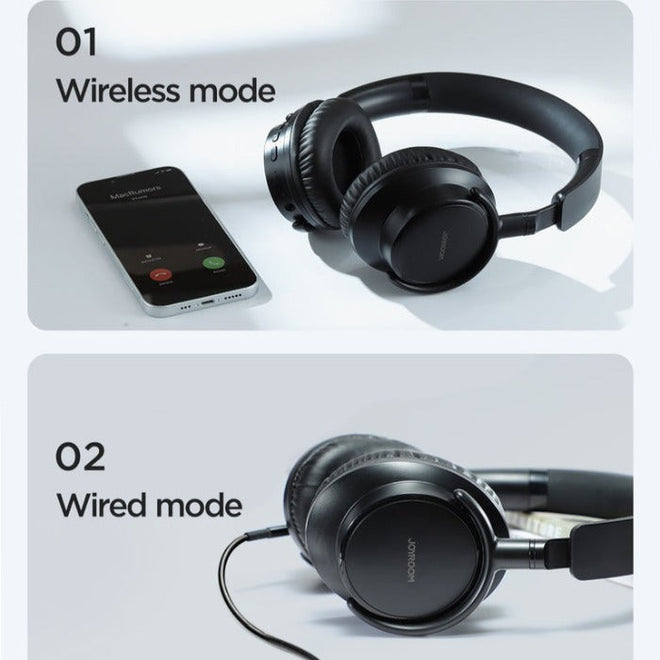 Joyroom JR-OH1 Bluetooth Headphones - Black