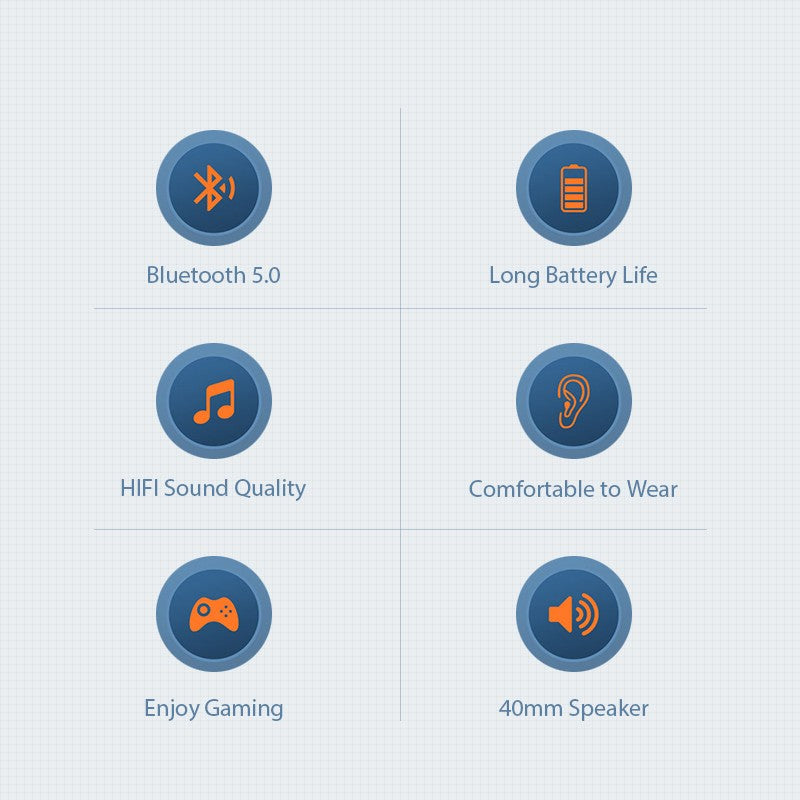 IMPORTED P9 Wireless Bluetooth Headphones With Mic Noise Cancelling Headsets Stereo Sound Earphones Sports Gaming Headphones Supports TF