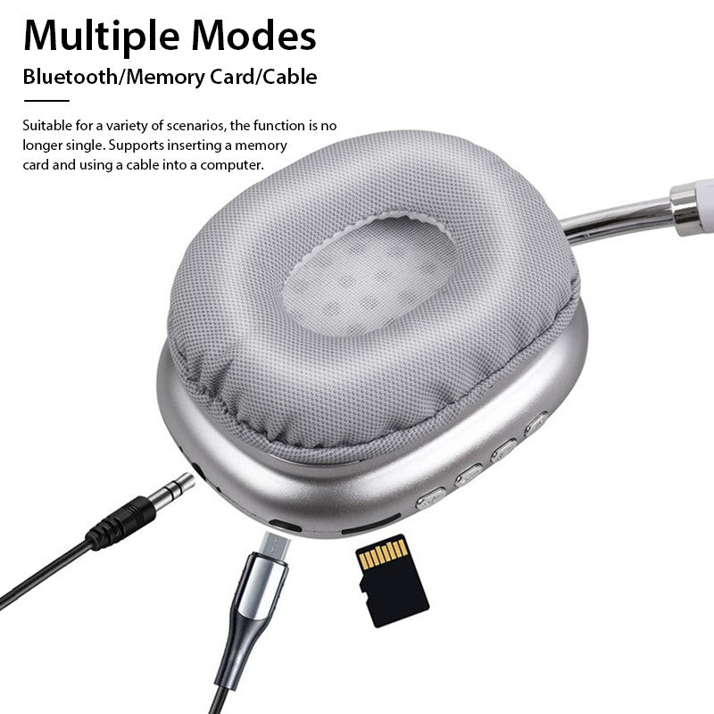 IMPORTED P9 Wireless Bluetooth Headphones With Mic Noise Cancelling Headsets Stereo Sound Earphones Sports Gaming Headphones Supports TF