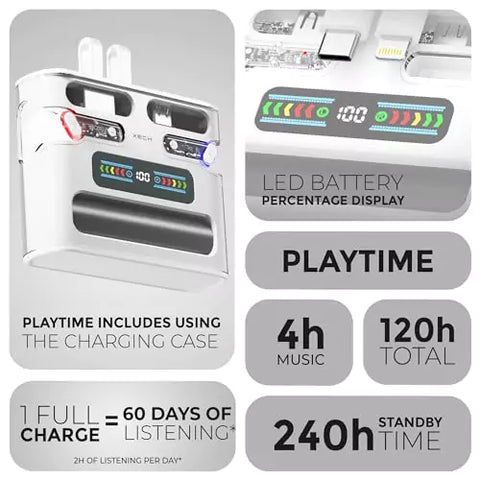 XECH Wireless Earbuds with Powerbank