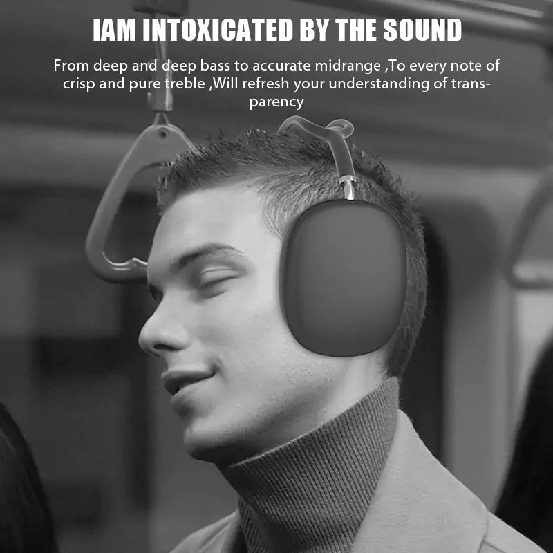 IMPORTED P9 Wireless Bluetooth Headphones With Mic Noise Cancelling Headsets Stereo Sound Earphones Sports Gaming Headphones Supports TF